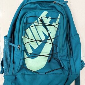 Nike Teal Backpack with Mint Logo